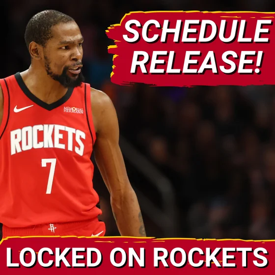 NBA SCHEDULE RELEASE: Houston Rockets HOME HEAVY Season Start GOOD News | Most ANTICIPATED Matchups?