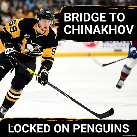 Penguins RE-SIGN Egor Chinakhov and other restricted free agents!