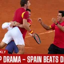 ATP Weekly: Davis Cup Roundup | Martinez saves match point vs. Rune as Spain stun Denmark | USA out
