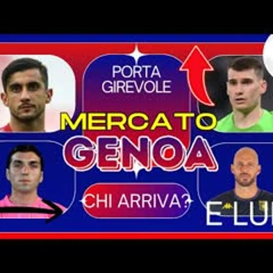 MERCATO GENOA - Porta girevole: PERIN non arriva. Tornano di moda i nomi di LIVAKOVIC e MANDAS