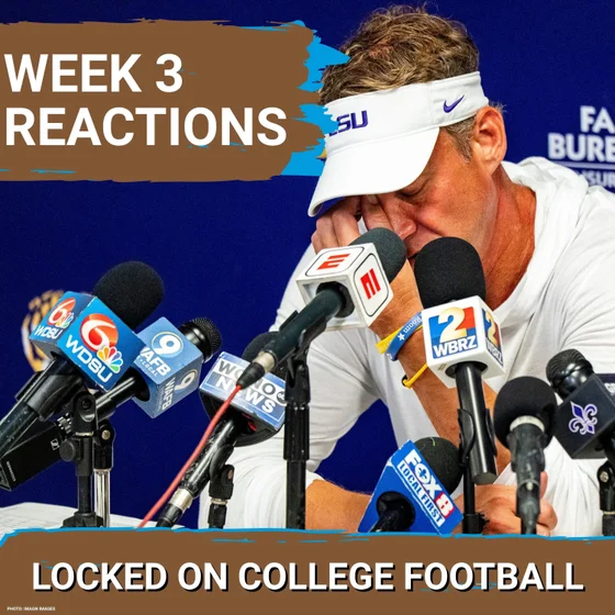 Lane Kiffin, LSU Tigers Have QUESTIONS to Answer--NC State DISASTER--Locked On College Football Live