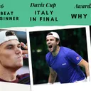 Davis Cup: Italy beats Belgium after 17-15 tie break win sees Cobolli beat Bergs | ATP awards controversy | Who can challenger Alcaraz & Sinner in 2026?