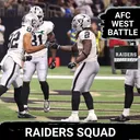RAIDERS SQUAD SHOW: Las Vegas RAIDERS vs Kansas City CHIEFS PREVIEW, AFC WEST 1st place BATTLE