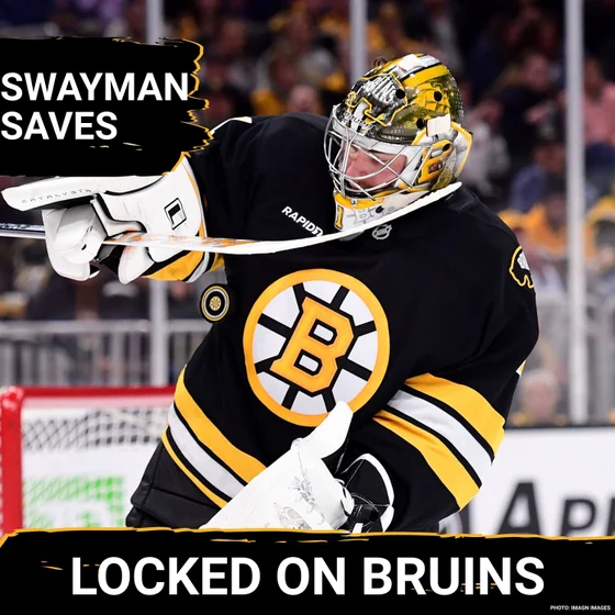 Minten, Peterka Deliver Showstopping Finish for Bruins in Swayman's Shutout Win