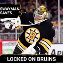 Minten, Peterka Deliver Showstopping Finish for Bruins in Swayman's Shutout Win