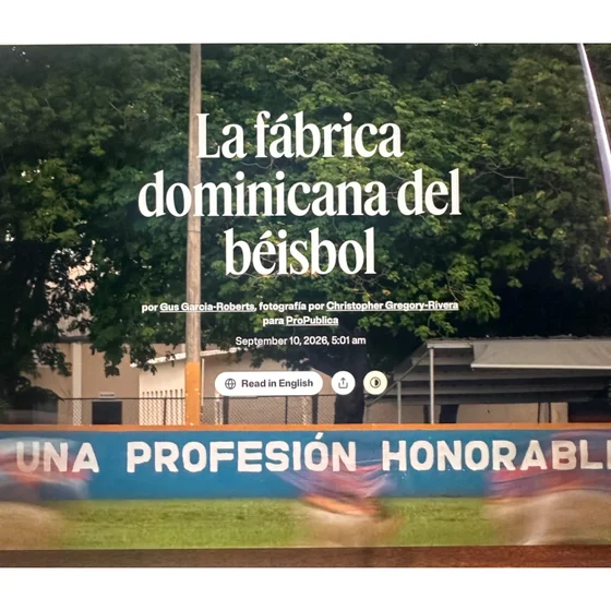 La Fábrica Dominicana del Béisbol - Conversación con Gus García Roberts