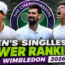 Men's singles Power Rankings | Wimbledon 2026 | Fonseca in top 10? Shelton, Fritz or Djokovic at 2?