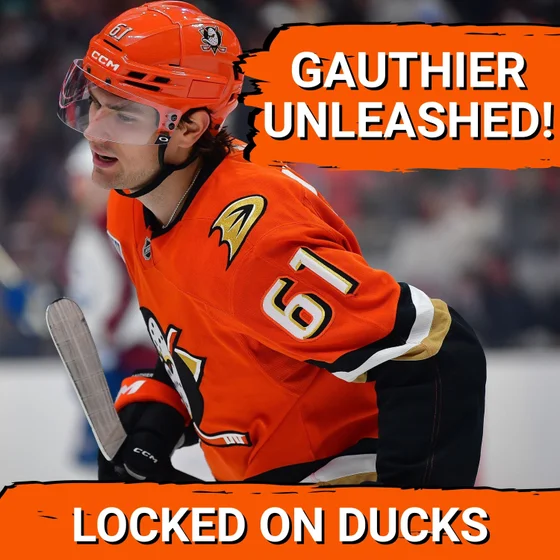 DOMINATE: Anaheim Ducks’ Cutter Gauthier LEADS with Elite Speed and Scoring Power This Season