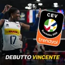 EGONU titolare con KATE in BANDA (Italia 3-0 Croazia/Eurovolley Women 2026)