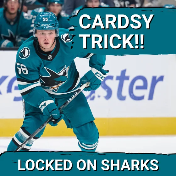 Ethan Cardwell's HAT TRICK Stuns Golden Knights | Can Sharks Afford to Send Him Down?
