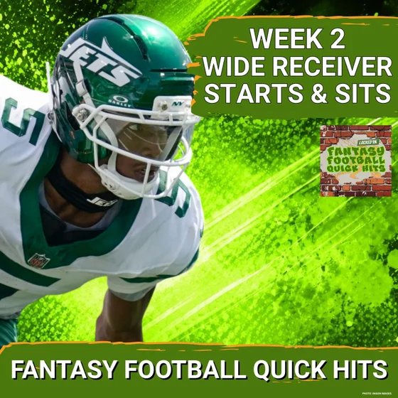 Garrett Wilson and Stefon Diggs HEADLINE Bold Fantasy WR STARTS for NFL Week 2