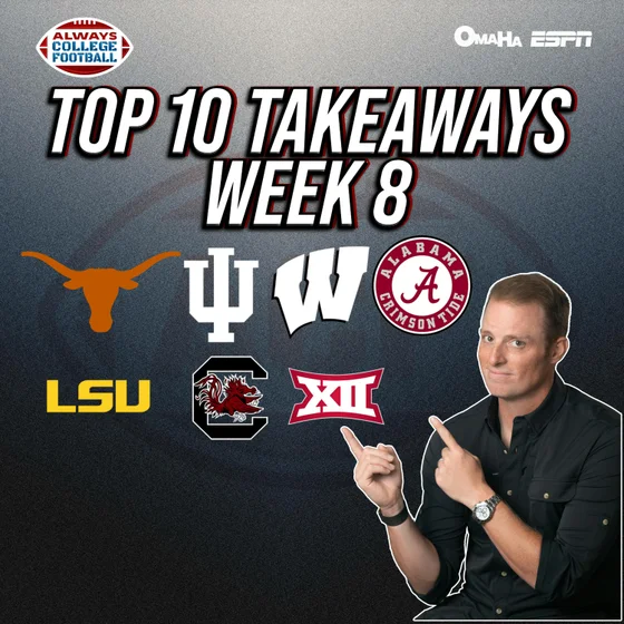 McElroy’s Top 10 takeaways from week 8 | Always College Football