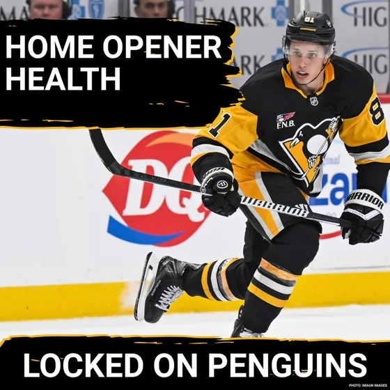 Penguins get some GOOD injury news ahead of the home opener!