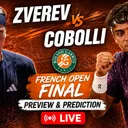 Alexander Zverev vs Flavio Cobolli | French Open Final PREVIEW & PREDICTION