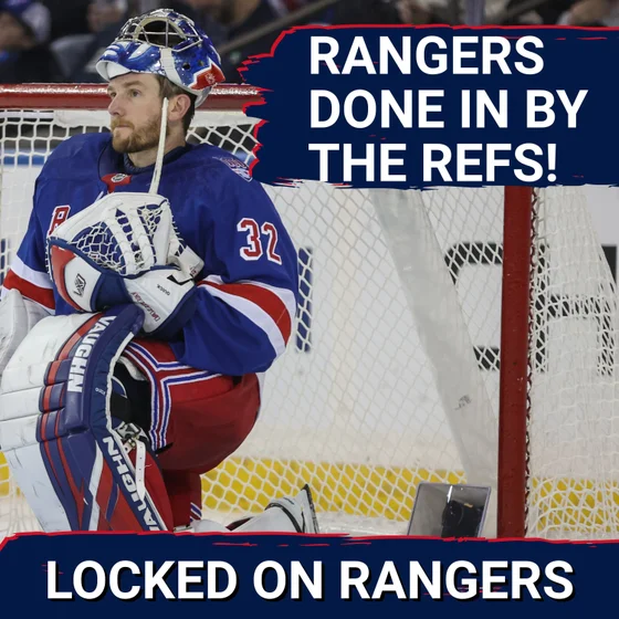 Refs have HORRENDOUS showing as Rangers lose in overtime to Vegas! Calling out the zebras for this awful performance!