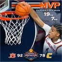 5.11 #21 Auburn limps out of Atlanta with a 92-78 win