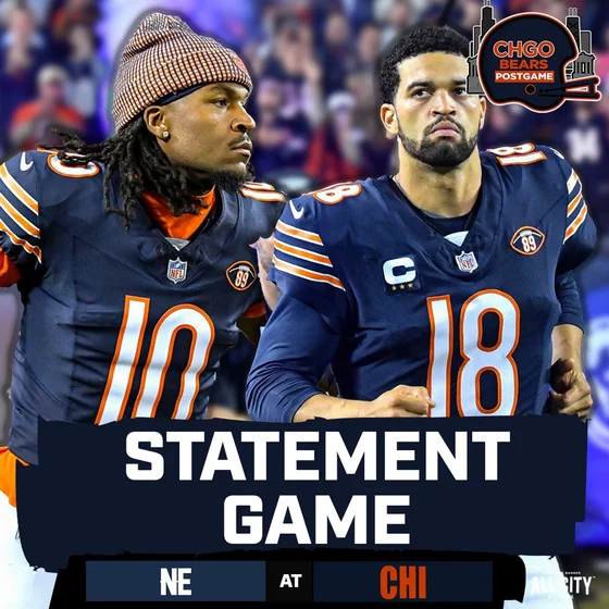 BEARS POSTGAME: Caleb Williams, Chicago Bears Win SLUGFEST Against New England Patriots!| CHGO Bears